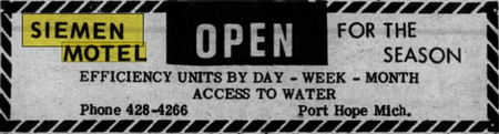 Windmill Motel (Siemen Motel) - June 1973 Ad
